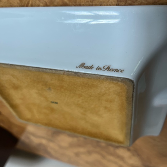 Hermes Soleil Blue Porcelain Tray / Vintage Ashtray with Sun Design - Picture 9 of 12